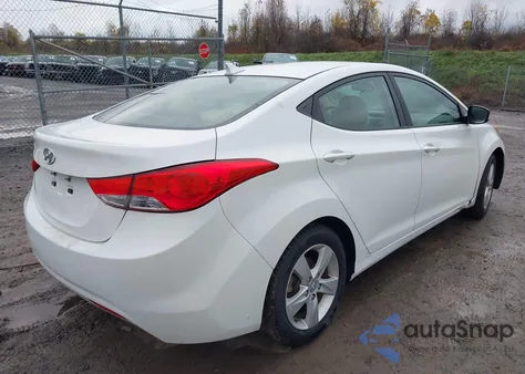 2013 Hyundai Elantra Gls z USA, uszkodzony, nr VIN 5NPDH4AEXDH272009